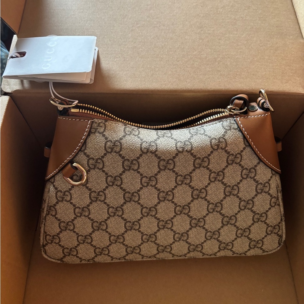 Gucci GG Emblem Small Shoulder Bag